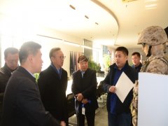 中紡聯(lián)領(lǐng)導(dǎo)一行到公司參觀(guān)考察